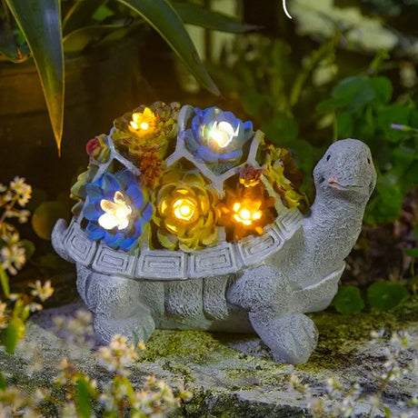 Solar Garden Light Outdoor,Colour Changing Lights Decoration, Waterproof Resin Angel Figurine LED Lights for Patio,Yard, Lawn