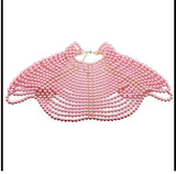 Body Chain  totally hand-made pearl Sexy For Body Waist Chain Women Sexy Festival Rave Outfit Waist Chain  Bra Rave Accessories