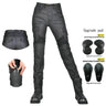 Volero Female Motorcycle Riding Pants Motocross Pain-Coat Hard Surface Casual Jeans For Girls Knight Cycling Protective Trousers