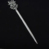 16cm Witch skull Hair Stick  sword woman hair stick Hairpin Amulet Spirit Hair Jewelry For Women