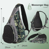 HISTAR Multi-Functional Sling Messenger/Waist Pack Caster Spinning Rod Zipped Adjustable Shoulder Strap High Quality Fishing Bag