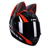 Motorcycle Full Face Helmet Cat Ear Helmet Women Moto Ear Helmets Personality Motorbike Helmet Motocross Capacete Casque