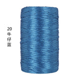 100g Summer Crochet Yarn 3mm Cord Line Hat Thread For Hand Knitting Diy Hat Shoe Shawl Bag