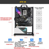 DIY Gamers Cabinet MOD ITX MATX PC Case Open Frame Aluminum Creative ATX EATX Tower Desktop Gaming Computer Chassis Rack