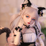 1/3 BJD Doll 60cm Girl New arrival gifts for girl Doll With Clothes Change Eyes Dolls Cat Best Gift for children Beauty Toy