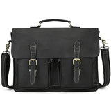 15.6" Genuine Leather Bag for Men Laptop Business s Cowhide Work Tote Bolso Briefcase Messenger Male Computer Fashion