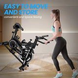 Exercise Bike-Indoor Cycling Bike Stationary for Home,Indoor bike With Comfortable Seat Cushion and Digital Display,Fitness