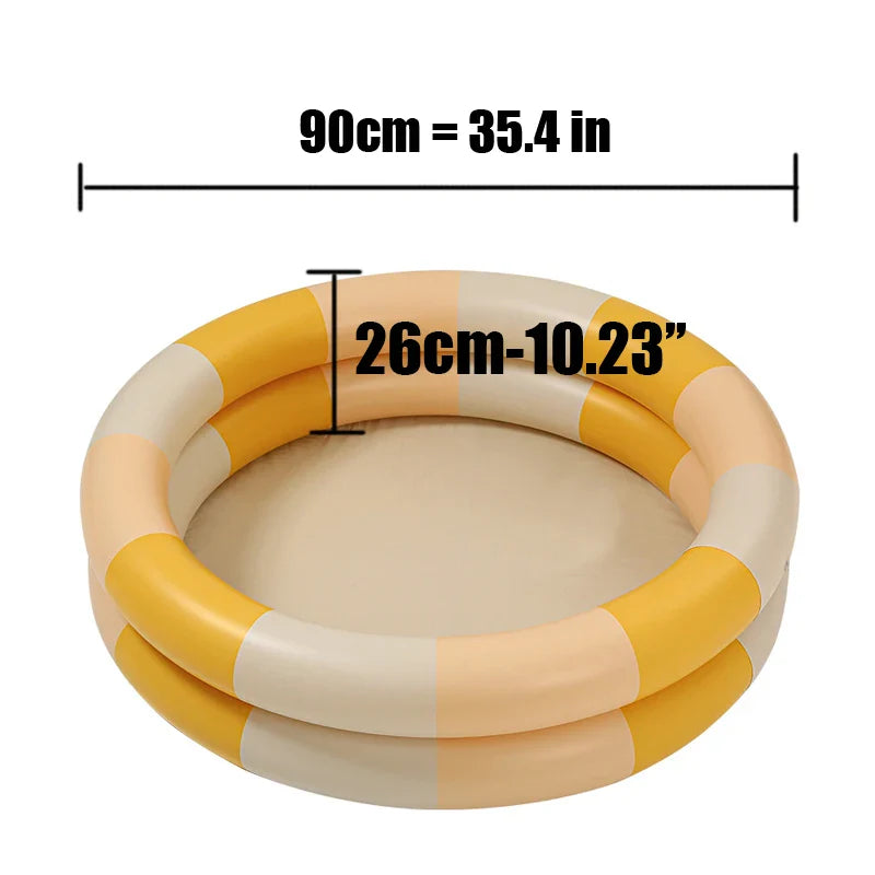 Diameter 90cm Inflatable Swimming Pool Baby Toys Fshion Retro Thickened Ocean Balls Tent Toys For Children Summer Toy