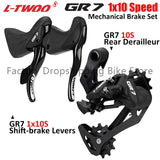 LTWOO GR7 1x10 Speed Gravel Bike Mechanical Brake Shifter Levers 10 V Bicycle Parts