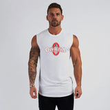 New Workout Running Training Mens Tank Top Gym Brand Casual Clothing Bodybuilding Fitness Singlets Fashion Sleeveless Undershirt