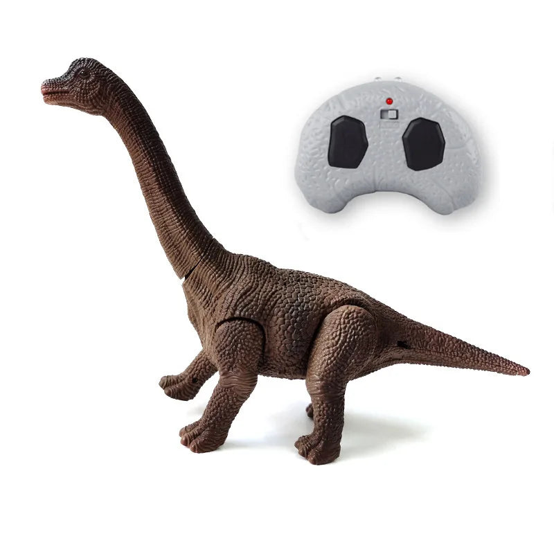 RC Dinosaur Kids Toy Remote Control Dinosaur With Light Electric Toy Radio-Controlled Animal Children Birthday Gift Ankylosaurus