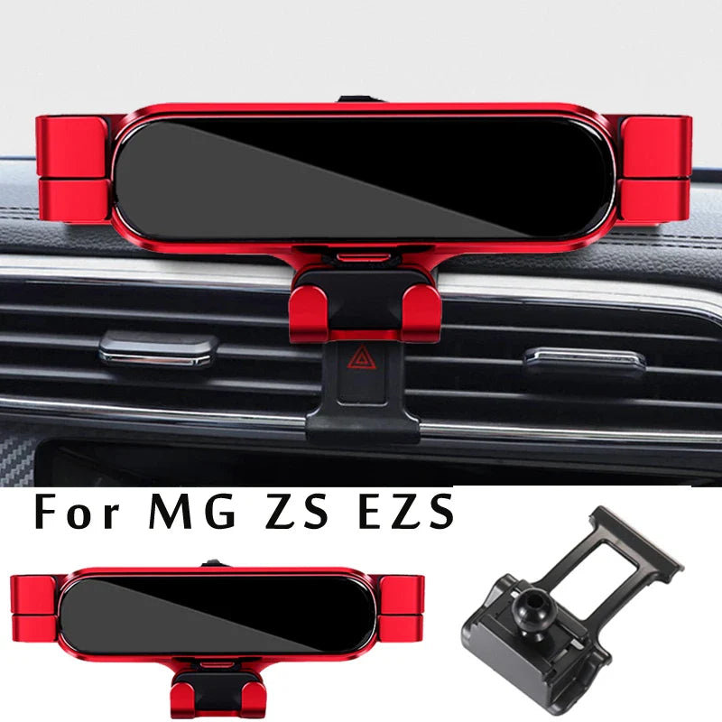 Car Phone Holder For MG ZS ev HS 2021 2022 Car Styling Bracket GPS Stand Rotatable Support Mobile Accessories