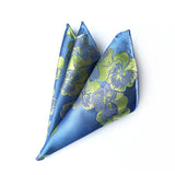 1PC Luxury Formal Wedding Fashion  Handkerchiefs Colorful Mens Pocket Squares Unique Feel Silk