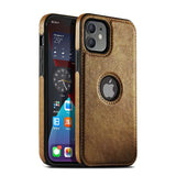 Ultra Thin Slim Leather Phone Case For iPhone 14 13 12 11 Pro Max XS XR X SE 7 8 Plus Shockproof Bumper Soft Business Back Cover