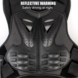 Motorcycle Armor Reflective Protection Chest Vest Covers Outdoor Racing Moto Motocross Pit Dirt Bike Skating Protective Gear Kit