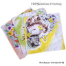 10pcs HOT lace 100%cotton animal printed Handkerchiefs baby Handkerchief children face hand kids kitchen towels Christmas Gifts