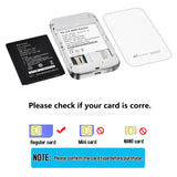 2100mAh Battery Car USB Sim Card Router 4g Wifi Hotspot WPS Computer Networking Modem 4G Lte Mobile Mifi Pocket Wireless Routers