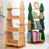 Children Small Bookcase Wood Shelf Toy Storage Corner Bookcase Magazine Rack Cute Scaffale Per Libri Home Furniture YN50BC1