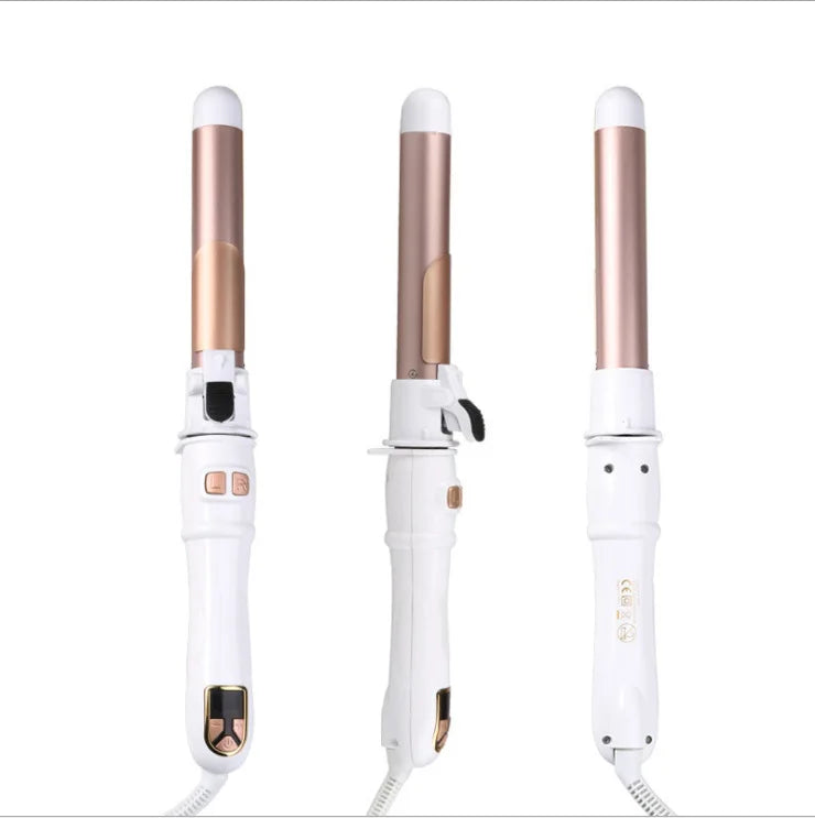 1inch rotating curling iron LCD Ceramic Barrel Automatic Hair Curlers 25mm Roller Curls Wand Wave Hair Styling Appliances