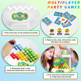 Kids Balance Toy Stacked Tower Board Game Stacking Building Blocks Puzzle Assembly Bricks Children Montessori Educational Toys