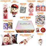 Genshin Impact Xianyun Navia Fontaine Furina Neuvillette Wriothesley Focalors Baizhu Kaveh Gift Box Include Keychain Doll Pillow