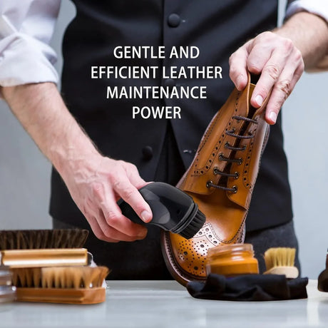 Electric Shoe Cleaner Brush, Electric Shoe Polisher Brush Shoe Shiner Dust Cleaner Portable USB Leather Cleaner Care Kit