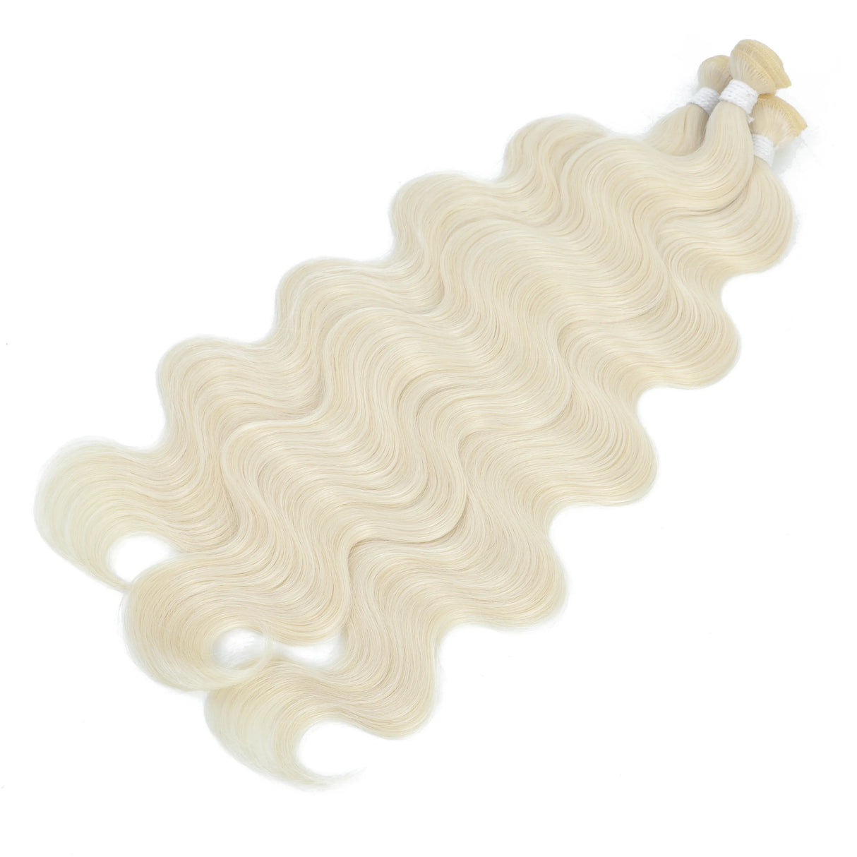 White Body Wave Hair Bundles Synthetic Natural Weave Hair Color #4 Brown Piano Blonde Pink Purple  Blue Hair Extensions