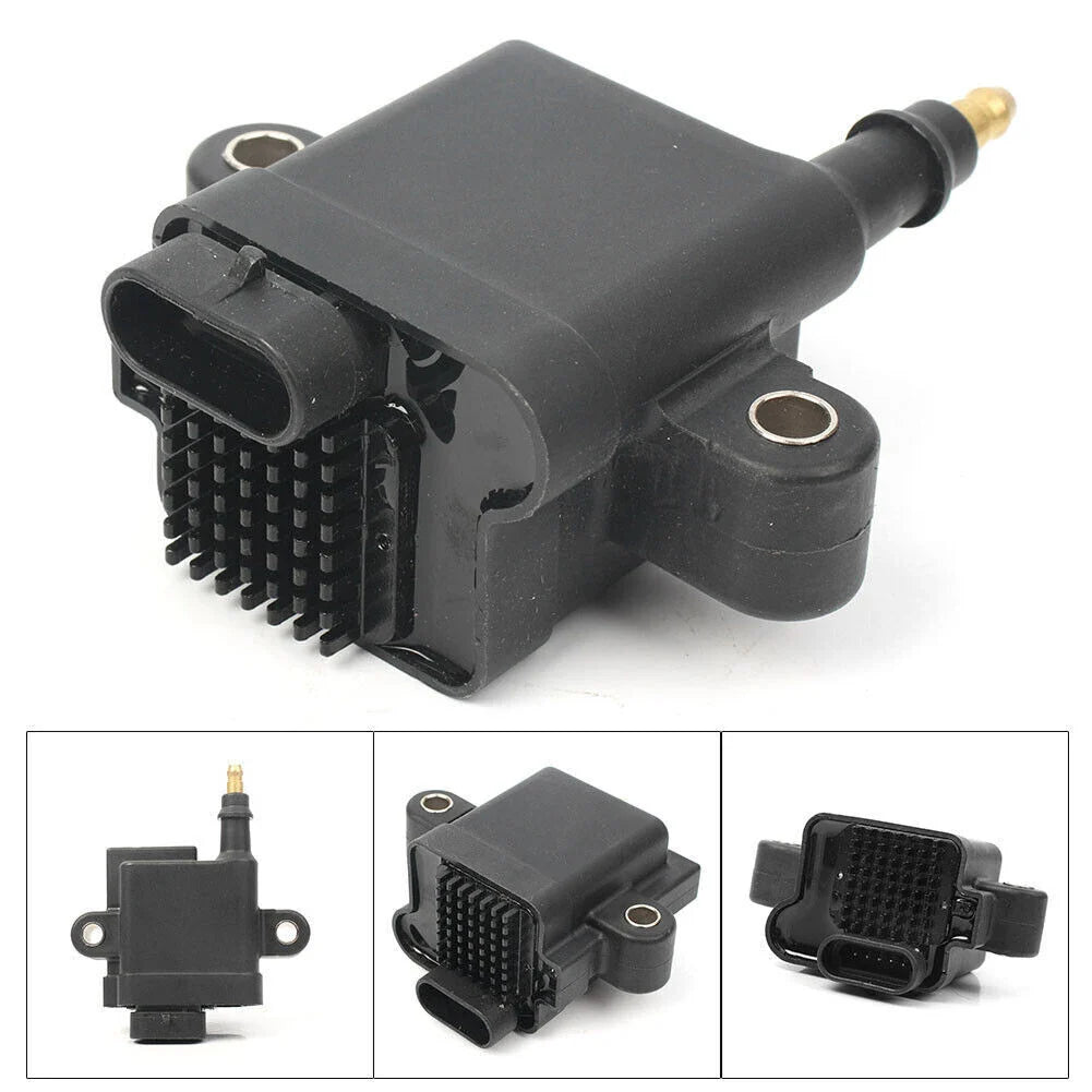 New Ignition Coil 300-8M0077471 339-879984A1 339-879984T00 5 Pin Connector 879984A1 Metal & Plastic Motorcycle Ignition System