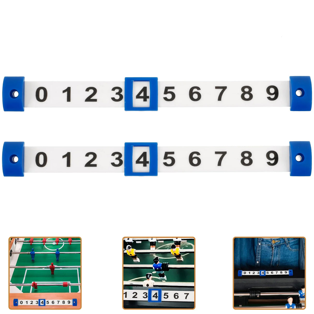 2pcs Table Soccer Score Keepers Multipurpose Scoring Counters Desktop Games Scoring Counters