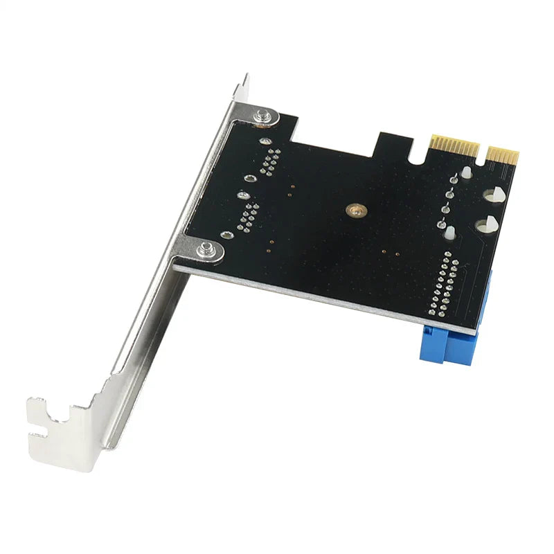 USB 3.0 Pci-e Adapter 2 Port Usb To Pcie Front Panel 20pin 20 Pin USB3.0 Hub PCI Express Controller Card Adapter