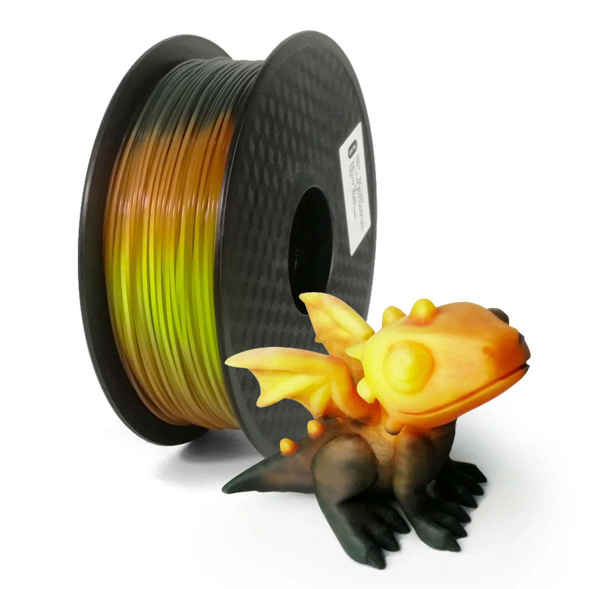 1.75mm PLA 1kg/500g/250g 3D Printer Filament Color Change with Temperature Dark Green to Red to Yellow 3D Print Material