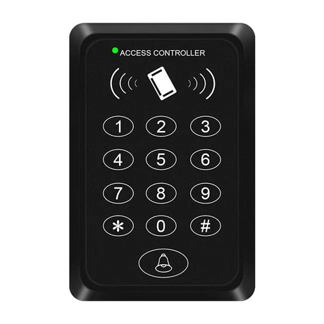 RFID Keyboard for Access Control System Waterproof Keypad Cover Outdoor 10pcs EM4100/TK4100 Keyfobs Door Opener for Lock System