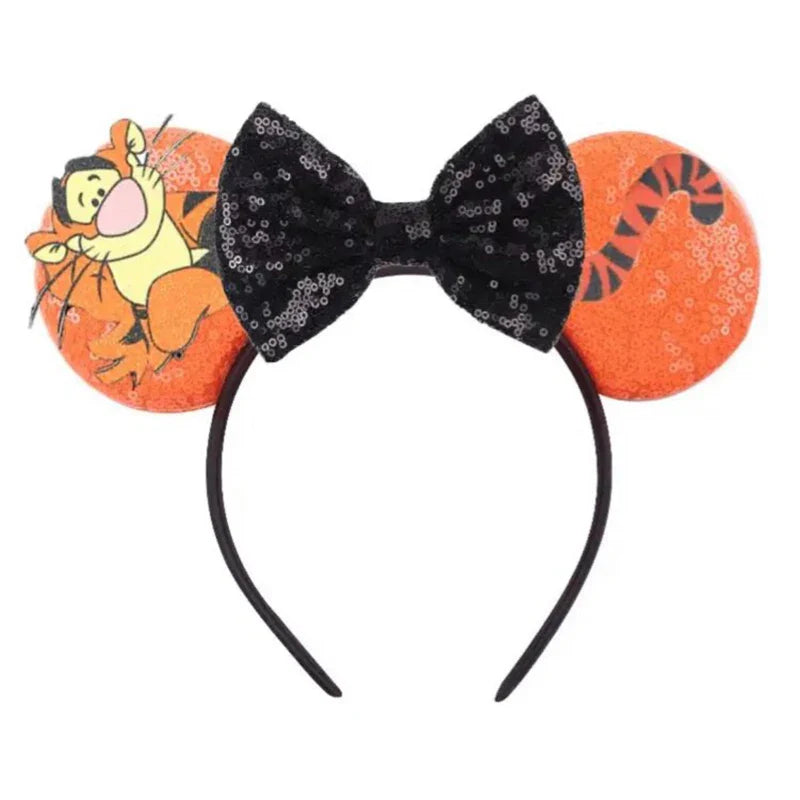 10Pcs/Lot New Colors Mouse Ears Headband Women Festival Party Cosplay Hairband Girls Gift Kids DIY Hair Accessories Wholesale