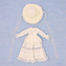 Handmade Blyth Doll Bear suit Clothes Doll Blyth Doll Clothes Princess Dress With White Lace For Ymy Licca Azones Ob24 Ob27 Fr
