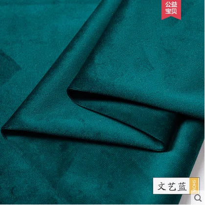 50x155cm Velvet Fabric Thicken Flannel Plush Sofa Fabric Pillow Tablecloth Curtain Gold Velvet DIY Apparel Sewing Fabric 350 G/m