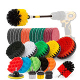 Electric Drillbrush Scrub Pads Grout Power Drills Scrubber Cleaning Brush Tub Car Cleaner Tools Kit for Automobile Care