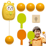 Table Tennis Self Training Set Indoor Hanging Table Tennis Children Self Workout Set Pong Balls Training Sparring Device