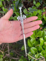 16cm Witch skull Hair Stick  sword woman hair stick Hairpin Amulet Spirit Hair Jewelry For Women