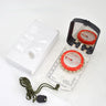 Portable Luminous Compass With Mirror Waterproof Multifunctional For Outdoor Exploration Hiking Climbing