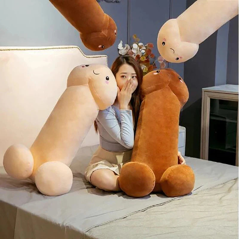 30cm Funny Penis Plush Toy Simulation Stuffed Soft Dick Doll Real-life Penis Pillow Cushion Cute Sexy Toy Interesting Gift