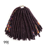 Jumbo Faux Locs Synthetic Crochet Braids Hair Extension Afro Hairstyles Soft Dreadlock For Women Crochet Braiding Hair