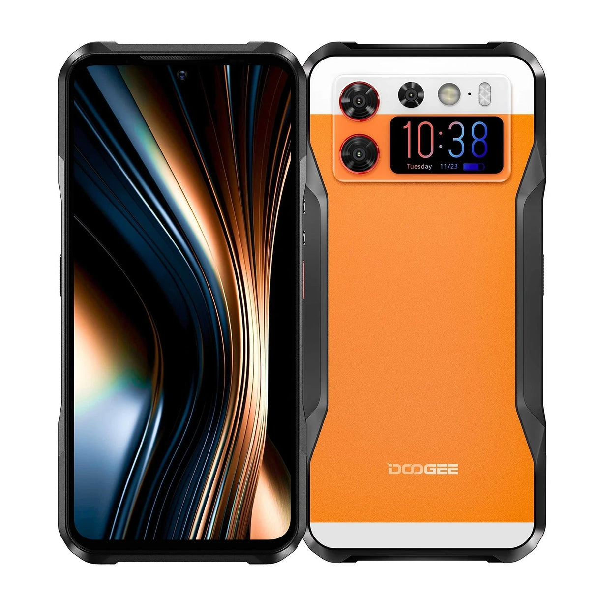 DOOGEE V20S Rugged Smartphone 12GB 256GB Dimensity 6020 5G Octa Core 1.58" Rear AMOLED Display 50MP 6000mAh 33W NFC Cellphone