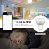 Zigbee Smart Home LED Bulb Spot Night Light Lamp 5W GU10 RGBCW Tuya Smartthings Works Alexa Google Home Philips Hue-compatible