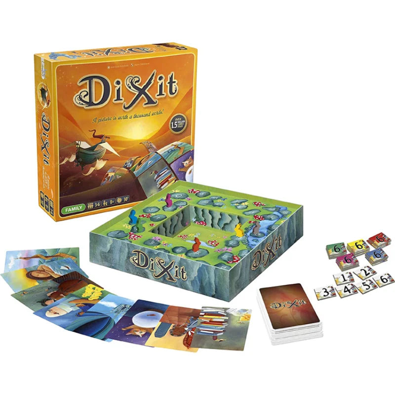 Board Game Dixit Stella English Edition Expansion Strategic Family Gathering Camping Party Friend Playing Cards Collection Toys