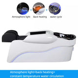 Electric Massage Shampoo Bed Hair Therapy Luxury Beauty Salon Chair Head Spa Washbasin Lavacabezas Beauty Furniture LJ50SC