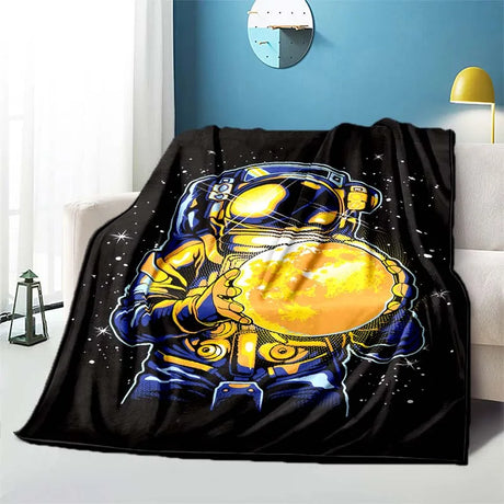 Cartoon Astronaut blanket sofa blanket air conditioning cover blanket blankets for beds cute blanket children‘s blanket