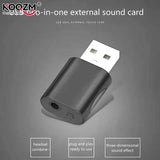 USB Sound Card USB To 3.0mm 3.5mm Audio Earphone Adapter External Sound Card 7.1 Audio Card For Mic Headphone Computer PC Laptop