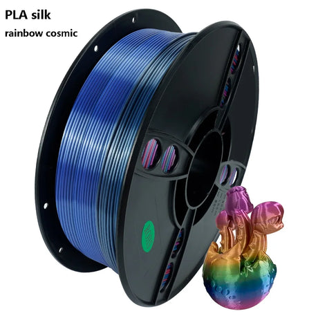 Tricolor 3D Printer Filament Silk PLA 3 Color for 3D Printing Plastic Materials 1.75mm 1KG Rainbow Spool No Bubble Multicolor