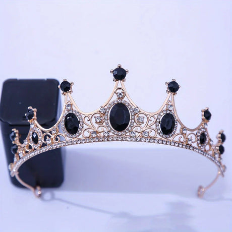 Wedding Hair Accessories Baroque Rhinestone Crystal Crown Tiara Wedding Crown Headdress Party Crown Bridal Hair Jewelry Tiaras