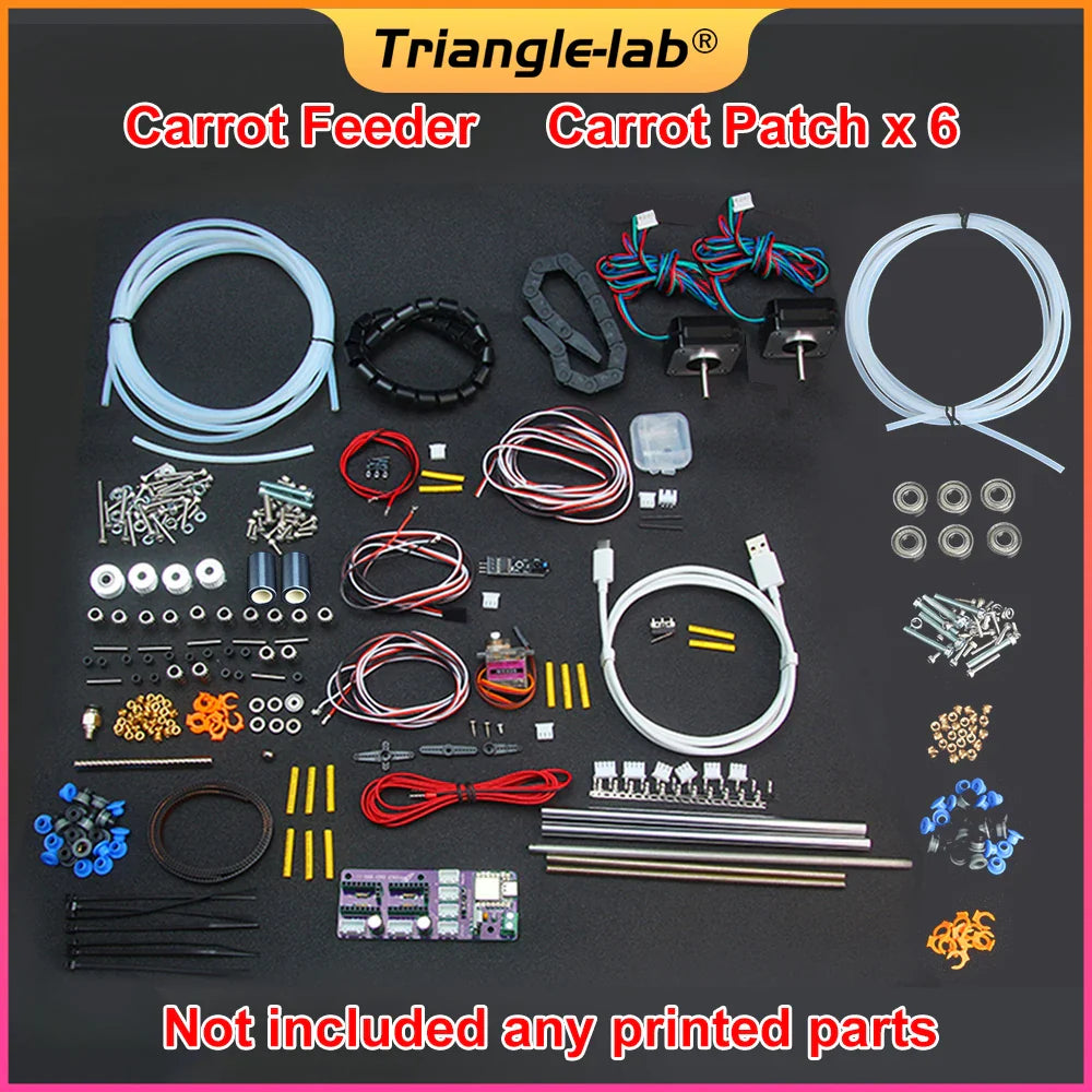 C Trianglelab Trident Mmu Kit Enrager Rabbit Carrot Feeder Ercf Ercp Easy Brd V1.1 Multi Material for 3D Printer Voron EXTRduer